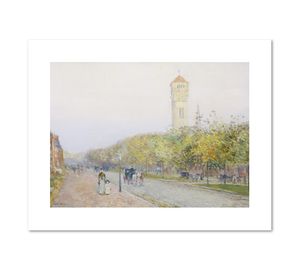 Childe Hassam, Commonwealth Avenue, Boston, c. 1892, Fine Art Prints in various sizes by 1000Artists.com