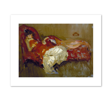 James Abbott McNeill Whistler, Note in Red: The Siesta, by 1884, Terra Foundation for American Art. Fine Art Prints in various sizes by 1000Artists.com