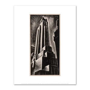 Howard Cook, Skyscraper, 1928, Fine Art Prints in various sizes by 1000Artists.com