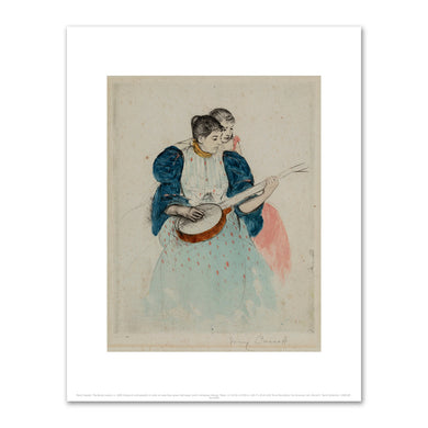 Mary Cassatt, The Banjo Lesson, c. 1893, Fine Art Prints in various sizes by 1000Artists.com