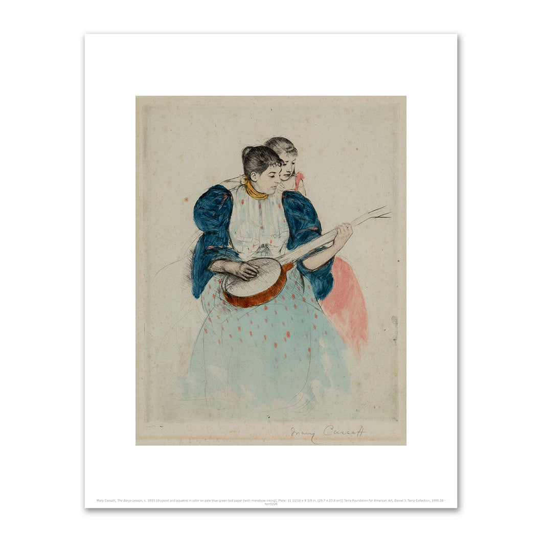 Mary Cassatt, The Banjo Lesson, c. 1893, Fine Art Prints in various sizes by 1000Artists.com