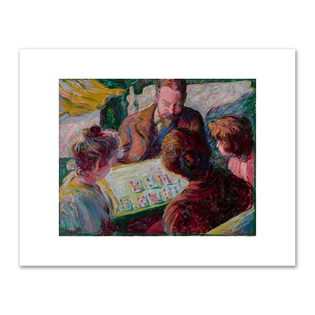 Theodore Earl Butler, The Card Players, 1896, Terra Foundation for American Art. Fine Art Prints in various sizes by 1000Artists.com