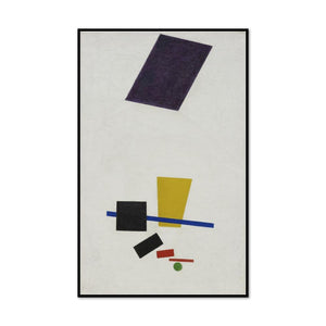 Kazimir Malevich, Painterly Realism of a Football Player - Color Masses in the 4th Dimension, Framed art prints in black frame by 1000Artists.com