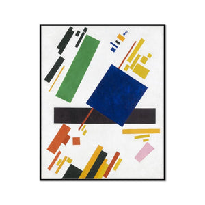 Kazimir Malevich, Suprematist Composition, Framed art print in black frame by 2020ArtSolutions