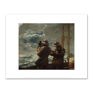 Winslow Homer, Eight Bells, 1886, Fine Art Prints in various sizes by 1000Artists.com