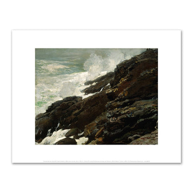 Winslow Homer, High Cliff, Coast of Maine, Fine Art Prints in various sizes by 1000Artists.com