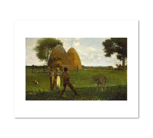 Winslow Homer, Weaning the Calf, Fine Art Prints in various sizes by 1000Artists.com
