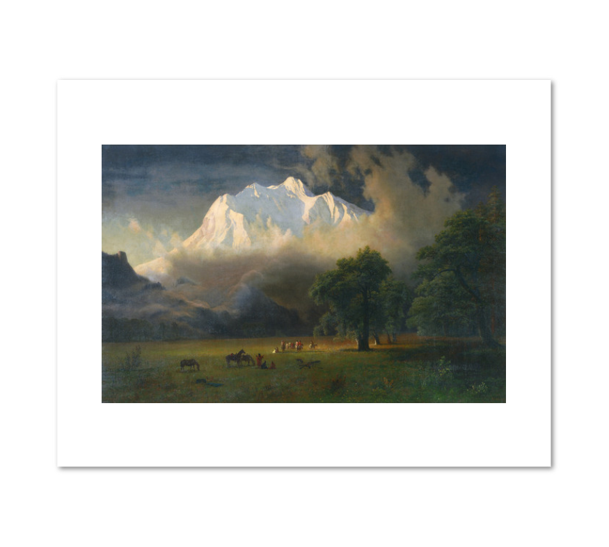 Albert Bierstadt, Mount Adams, Washington, 1875, Fine Art Prints in various sizes by 1000Artists.com