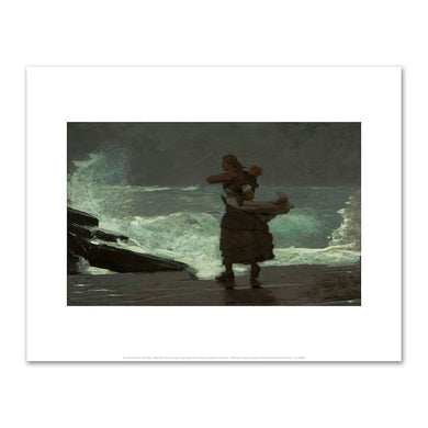 Winslow Homer, The Gale, 1883-93, Fine Art Prints in various sizes by 1000Artists.com