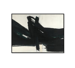 Franz Kline, Ravenna, 1961, Framed Art Print with black frame in 3 sizes by 1000Artists.com