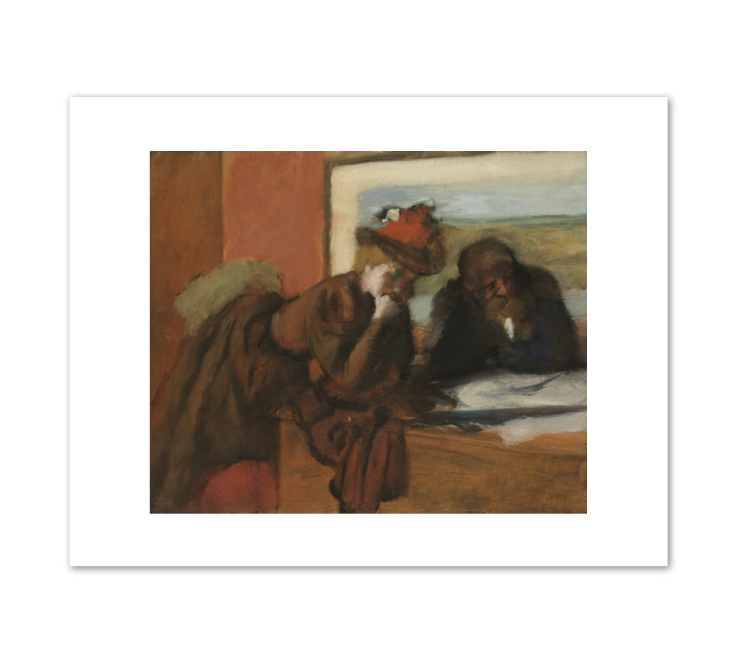 The Conversation by Edgar Degas